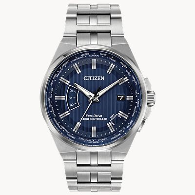 World Perpetual A T Men s Charcoal CB0160 51L Watch CITIZEN